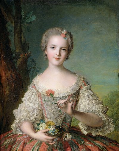 Portrait de Madame Louise de France (1737-87) à Fontevrault, 1748 - Jean Marc Nattier